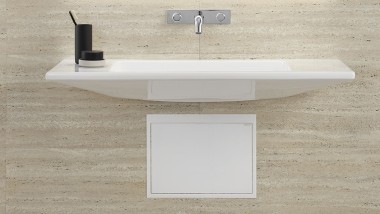 Lavabo flottant Geberit ONE sans meuble