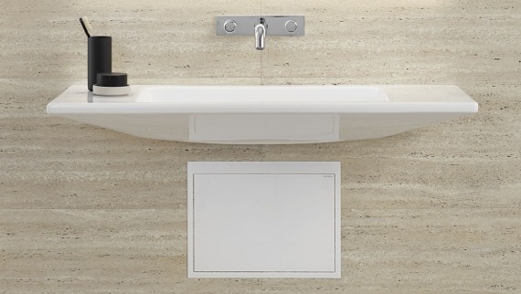 Lavabo Geberit ONE avec accès au siphon