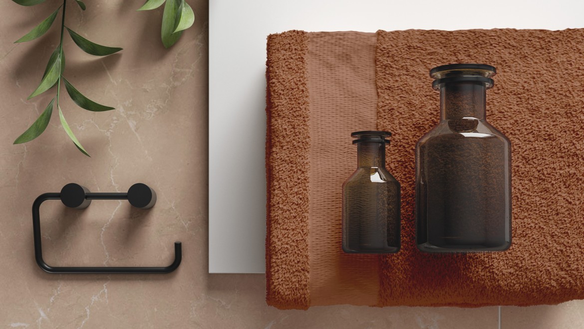 Tendance salle de bains 2025 : la couleur marron