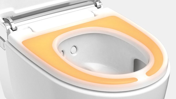 Lunette de WC chauffante Geberit AquaClean