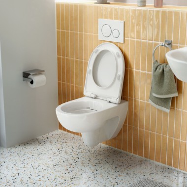 WC suspendu Geberit Renova ouvert WC suspendu Geberit Renova ouvert