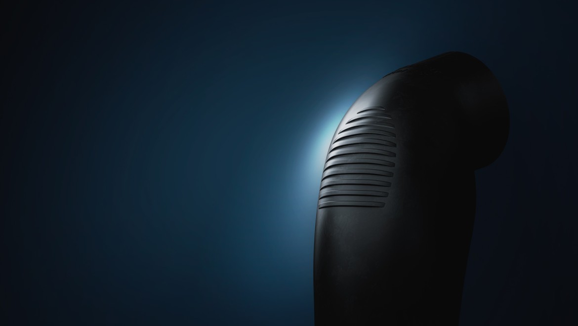 Nervures d'isolation acoustique sur les raccords Geberit Silent-db20
