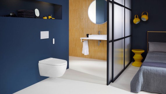 Geberit AquaClean Alba avec télécommande Sigma30