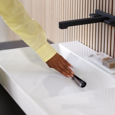 Geberit ONE lavabo avec filtre à cheveux