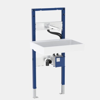 Elément Geberit Duofix pour lavabo avec robinetterie murale Brenta