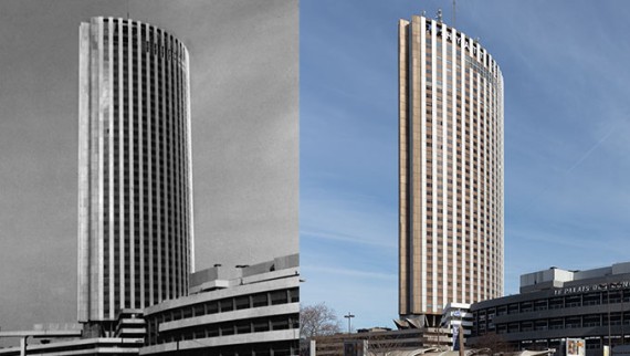 L’extérieur de l’hôtel n’a guère changé au fil du temps (© Daniel Osso)