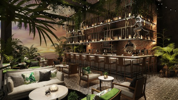 Bar de l’hôtel Marriott Kampala (© MMAC Dubai) Bar de l’hôtel Marriott Kampala (© MMAC Dubai)