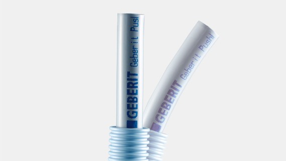 Le système Geberit PushFit tuyau PB avec tube de protection