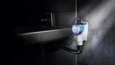 Rinçage forcé hygiénique Geberit HS01 pour un lavabo peu utilisé (© Geberit)