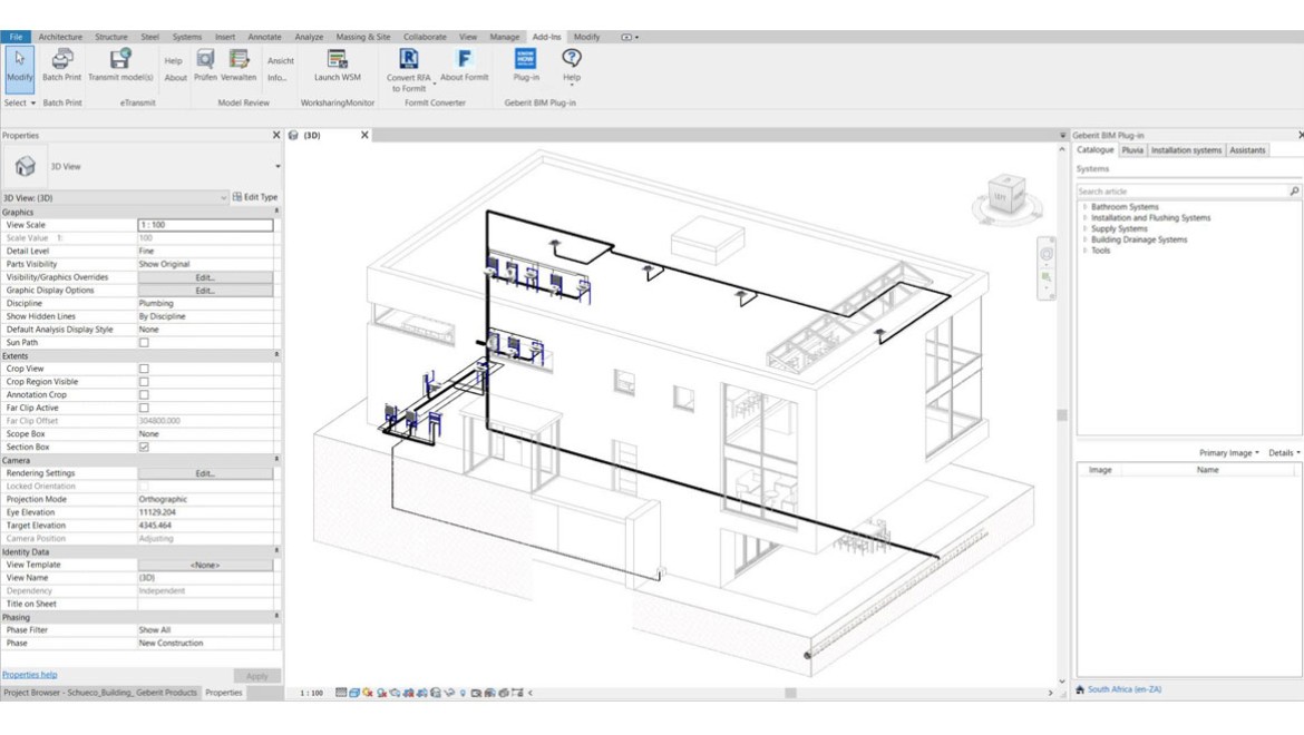 Structure du produit dans le module catalogue d'Autodesk® Revit®