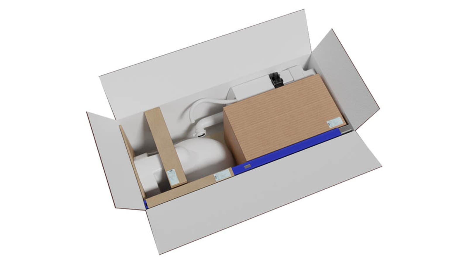 Conditionnement d'un bâti-pack® Geberit Conditionnement d'un bâti-pack® Geberit