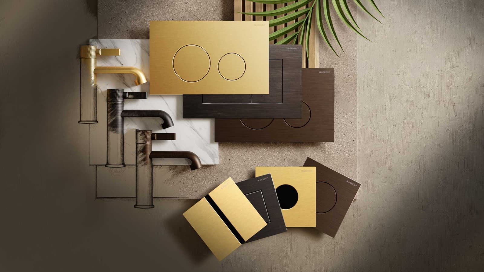 Des plaques d'encastrement et de recouvrement personnalisées sont disponibles dans 50 finitions tendance Des plaques d'encastrement et de recouvrement personnalisées sont disponibles dans 50 finitions tendance