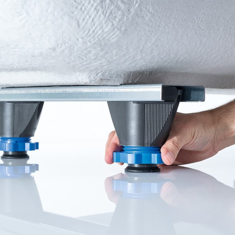 Réglable en hauteur par rotation Réglable en hauteur par rotation