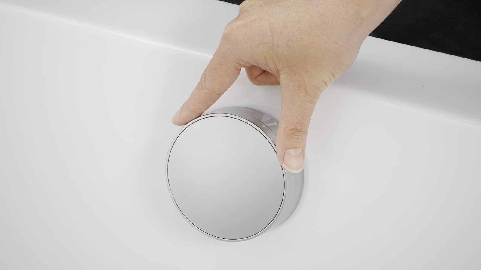 Vidage de baignoire avec actionnement rotatif Vidage de baignoire avec actionnement rotatif