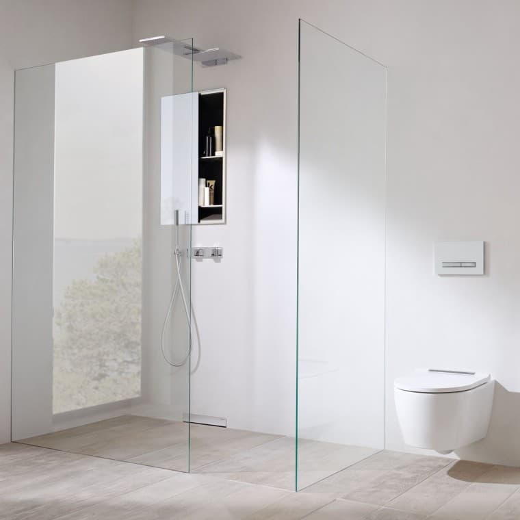 Paroi de douche et WC suspendu Geberit ONE Paroi de douche et WC suspendu Geberit ONE