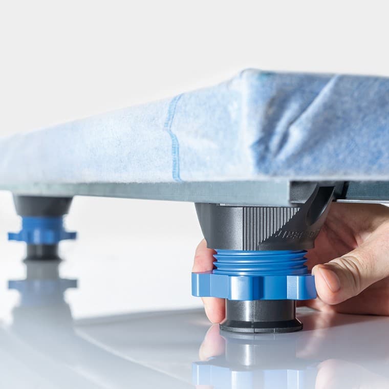 Réglage des pieds Réglage des pieds