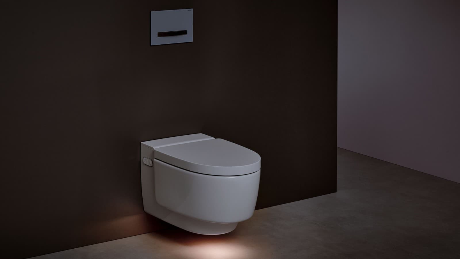 Geberit AquaClean Maïra Comfort avec éclairage d'orientation Geberit AquaClean Maïra Comfort avec éclairage d'orientation
