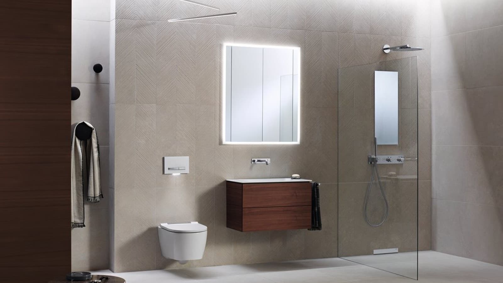Ligne de salle de bains Geberit ONE (© Geberit) Ligne de salle de bains Geberit ONE (© Geberit)