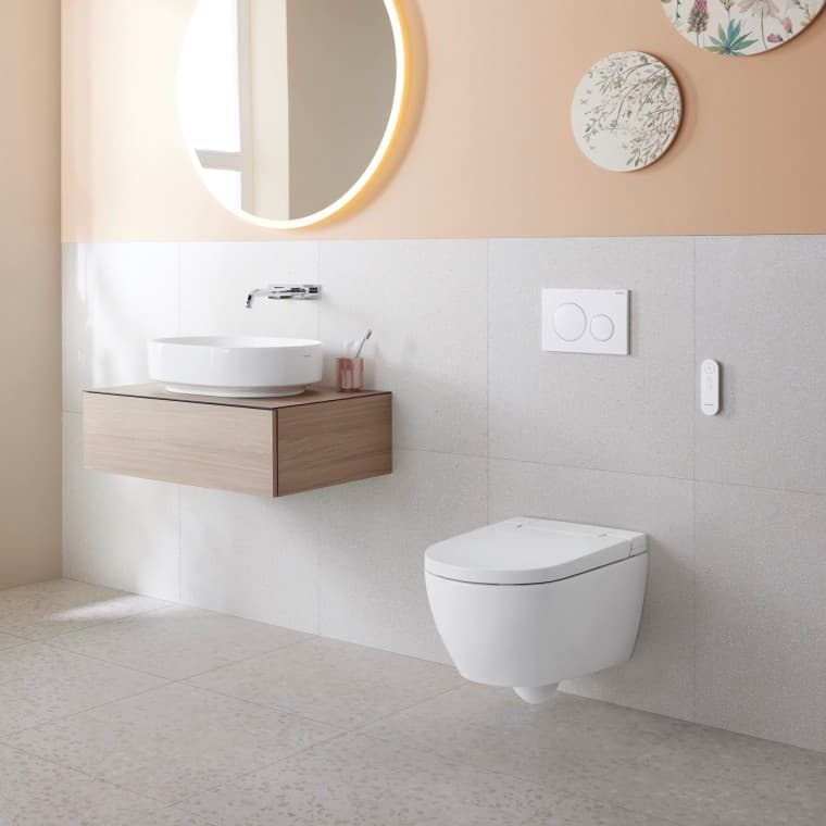WC lavant urbain Geberit AquaClean Alba WC lavant urbain Geberit AquaClean Alba