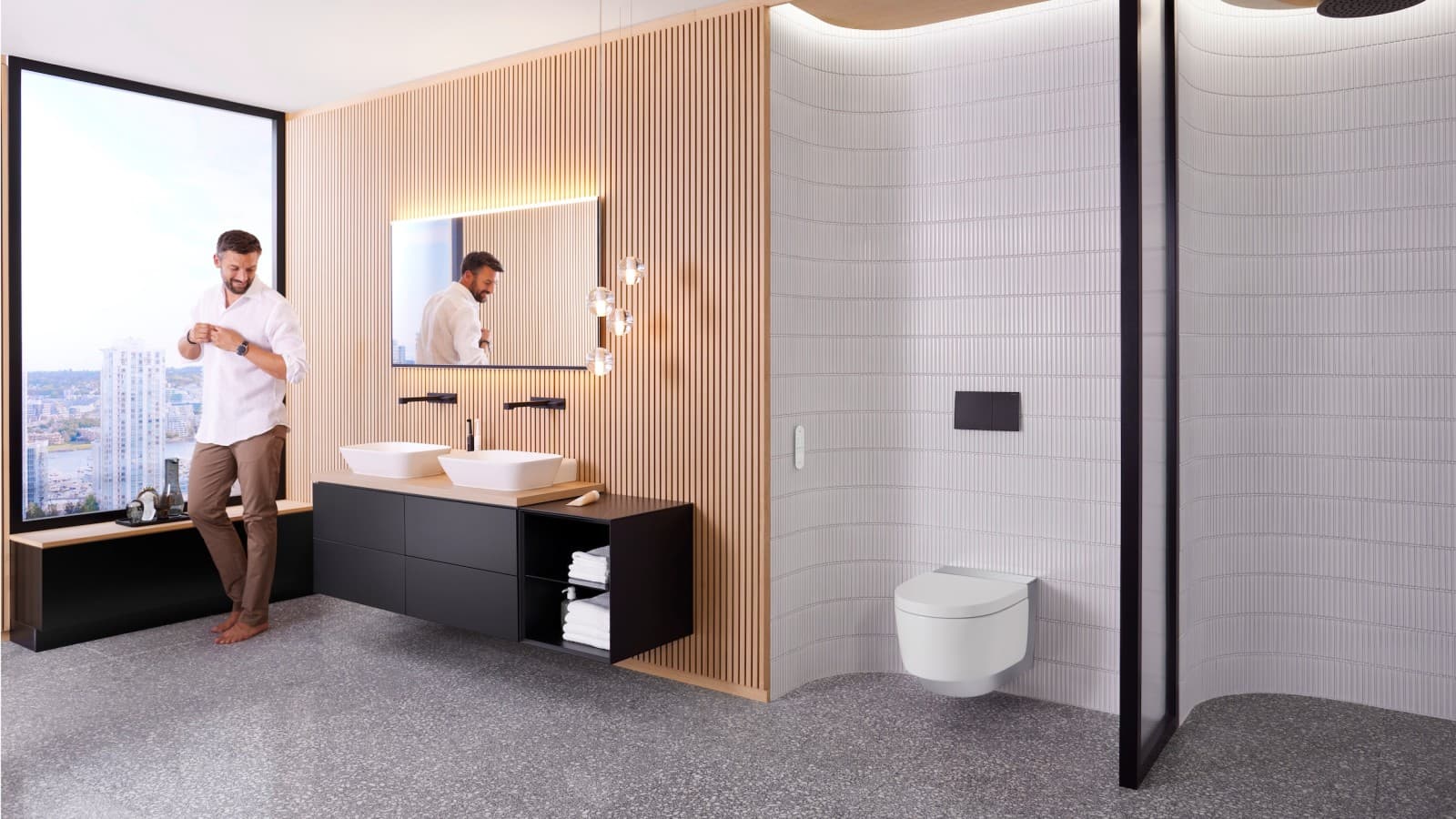 Solution complète WC Geberit AquaClean Maïra Comfort Solution complète WC Geberit AquaClean Maïra Comfort