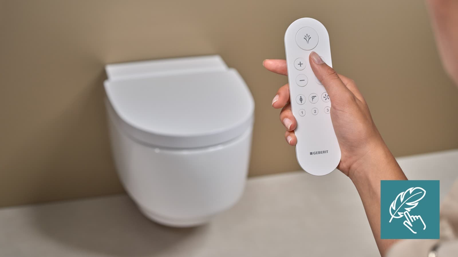 Geberit AquaClean Maïra avec télécommande Geberit AquaClean Maïra avec télécommande