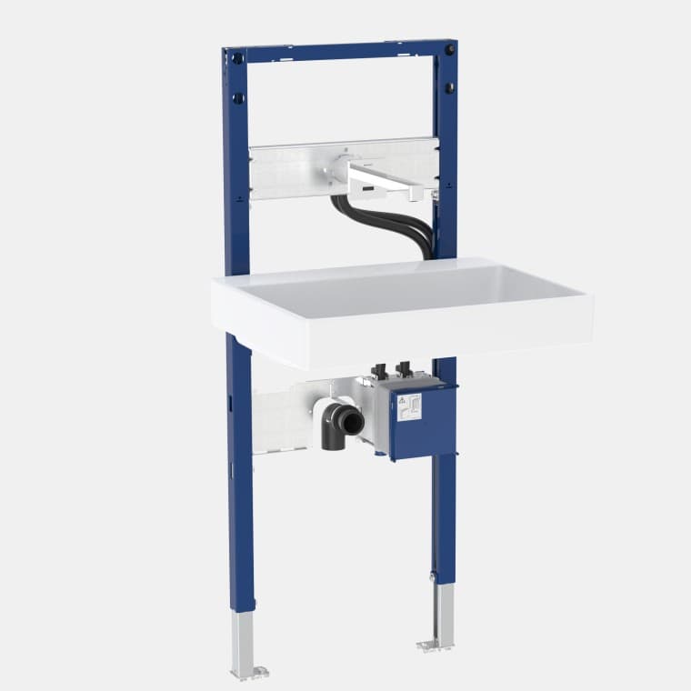 Elément Geberit Duofix pour lavabo avec robinetterie murale Brenta Elément Geberit Duofix pour lavabo avec robinetterie murale Brenta