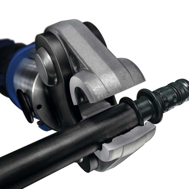 Mâchoire de pressage Geberit Mepla ne nécessitant aucun entretien. Conception personnalisée de la mâchoire de pressage et du raccord Mepla. Mâchoire de pressage Geberit Mepla ne nécessitant aucun entretien. Conception personnalisée de la mâchoire de pressage et du raccord Mepla.